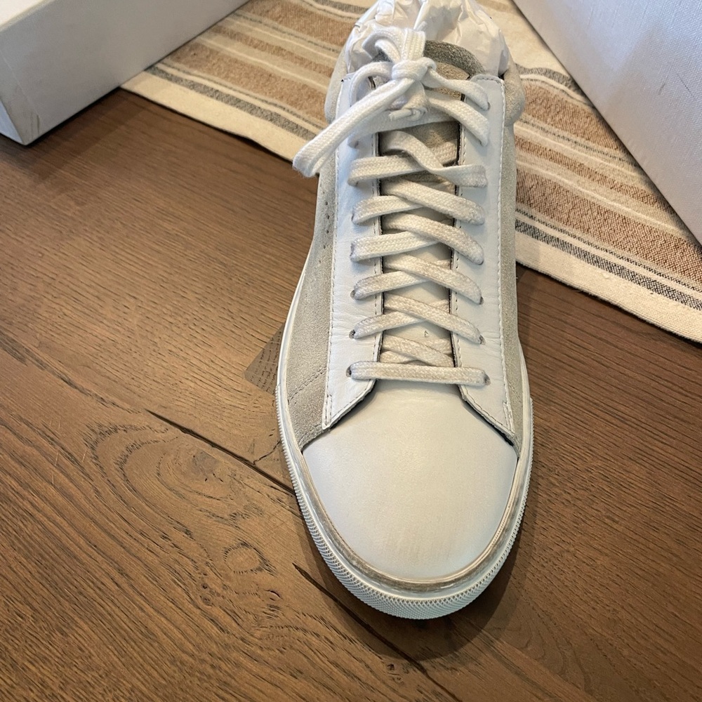 Oliver Cabell White and Gray Sneakers